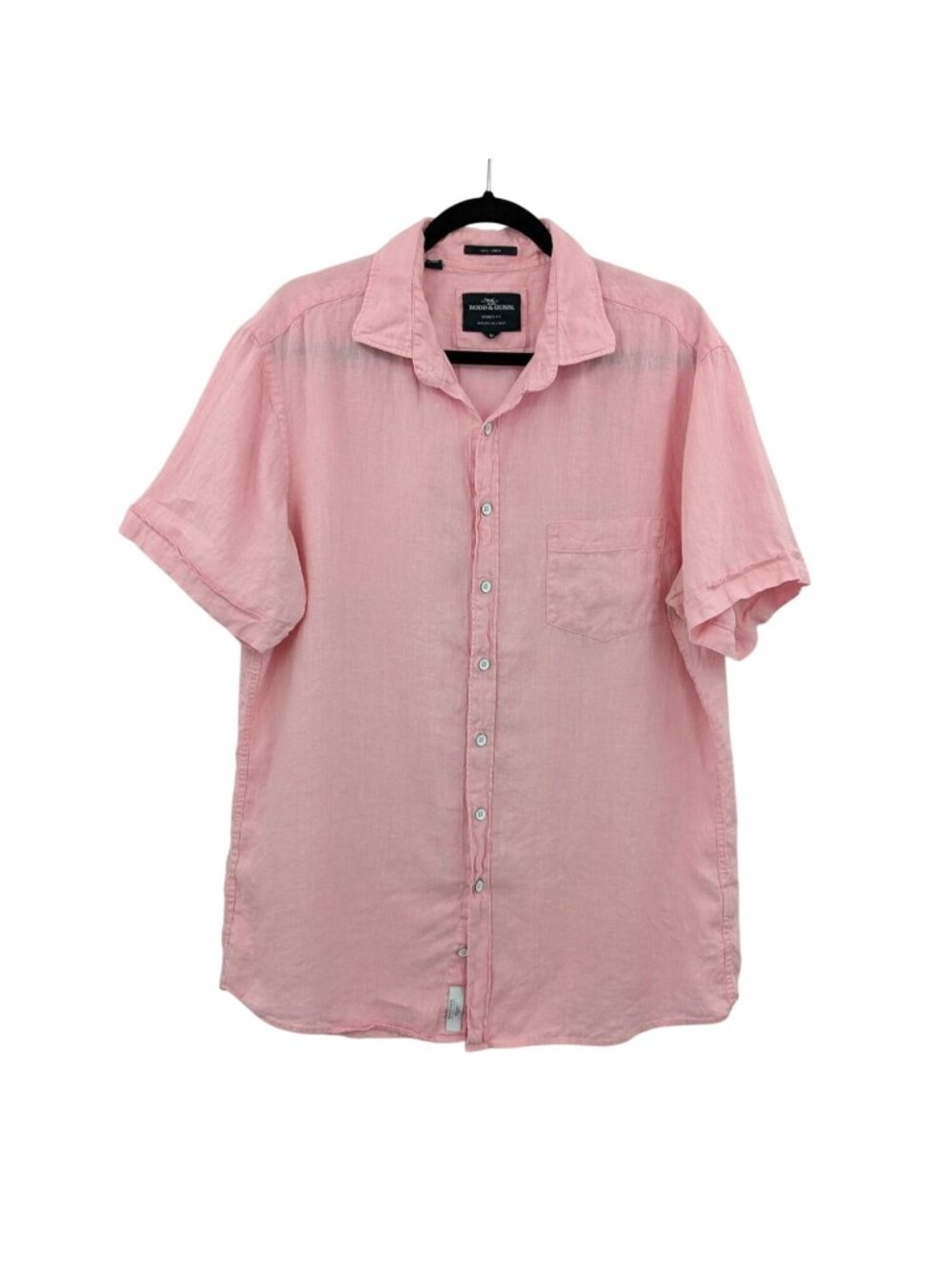 Rodd & Gunn Linen Button Up Shirt Coastal Old Money Minimalist Sports Fit XLarge